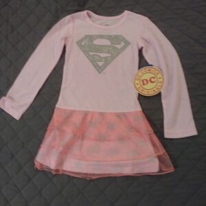 DC Comics Supergirl Pink and Silver Nightgown